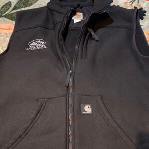 Carhartt Black Sleeveless Zip Vest